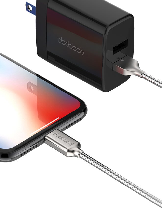 dodocool - MFi Certified USB Lightning Cable Silver - Image 1
