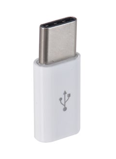 docooler Micro USB To Type-C Data Sync Charging Adapter White  - Image 4