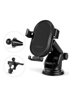 dodocool Qi-Wireless Charging Car Mount Black  - Image 2