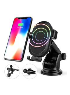 dodocool Qi-Wireless Charging Car Mount Black  - Image 3