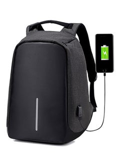 docooler Multifunction Backpack Casual Daypack With USB Connection Black  - Image 2