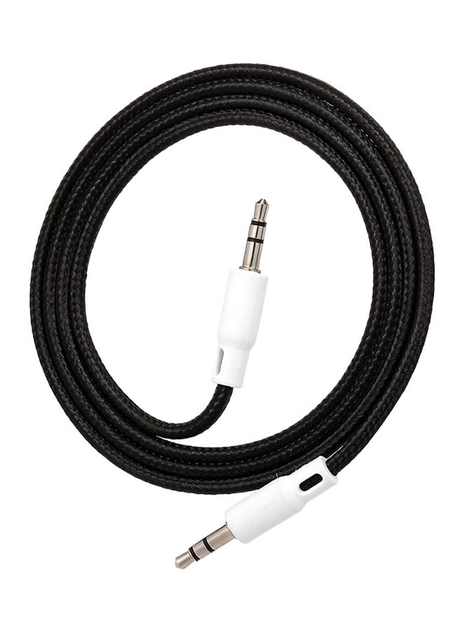 docooler Jack Auxiliary Male To Male Aux Cable Black  - Image 1
