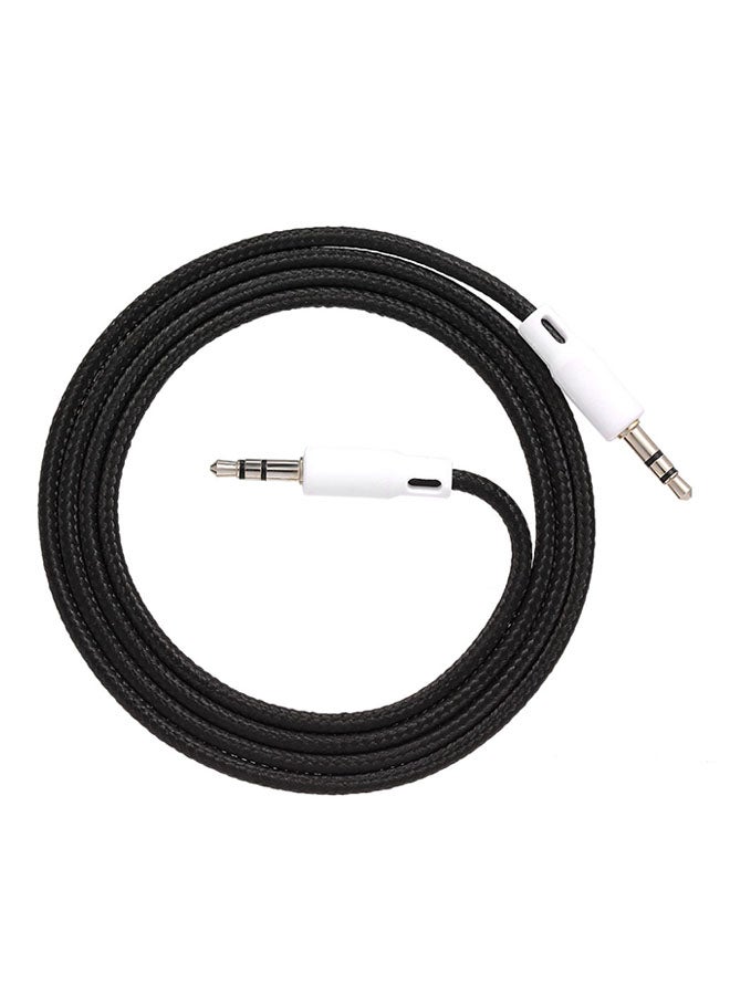 docooler Jack Auxiliary Male To Male Aux Cable Black  - Image 2