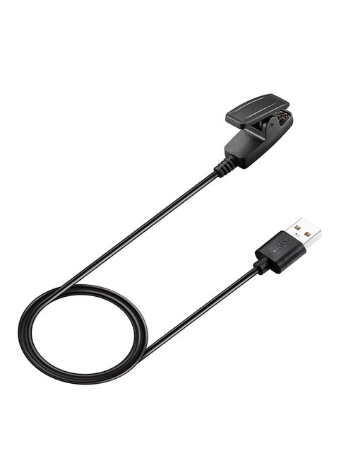 Smartwatch Charging Clip USB Cable Black