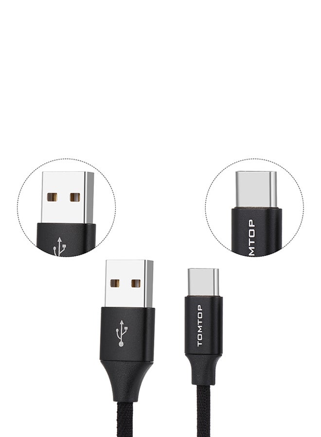 Tomtop - 3-In-1 Lightning Multi Charger Cable Black - Image 1