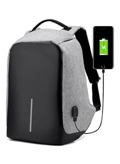 docooler Multifunction Backpack Casual Daypack With USB Connection Grey/Black  - Image 3