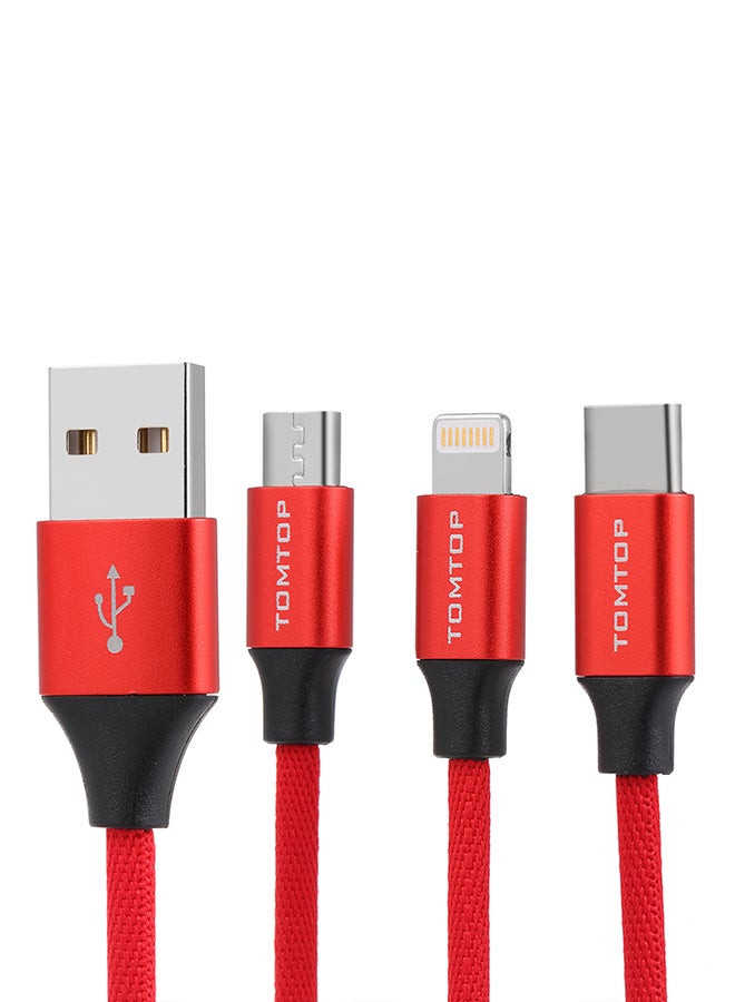 كابل شاحن USB متعدد الاغراض 3 في 1 أحمر - v1530776196/N15476666A_2