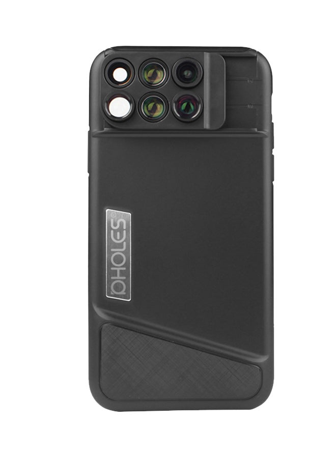 PHOLES - Lens Case Cover For Apple iPhone X Black - Image 1