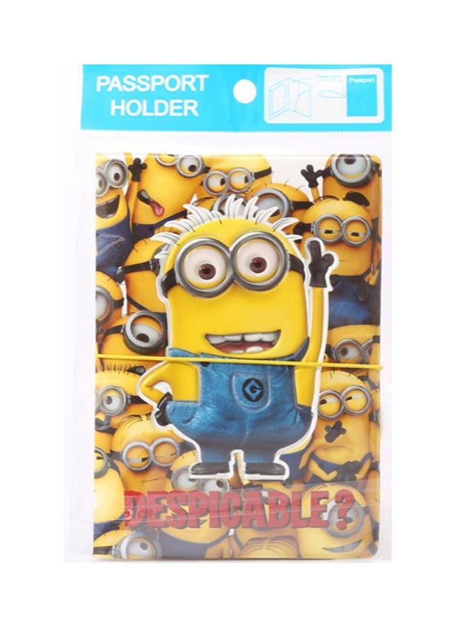 RAG&SAK - Minions Pattern Passport Holder Multicolour - Image 1