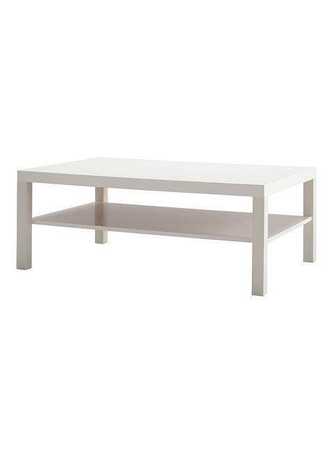 Wooden Coffee Table White 90X45X55CM