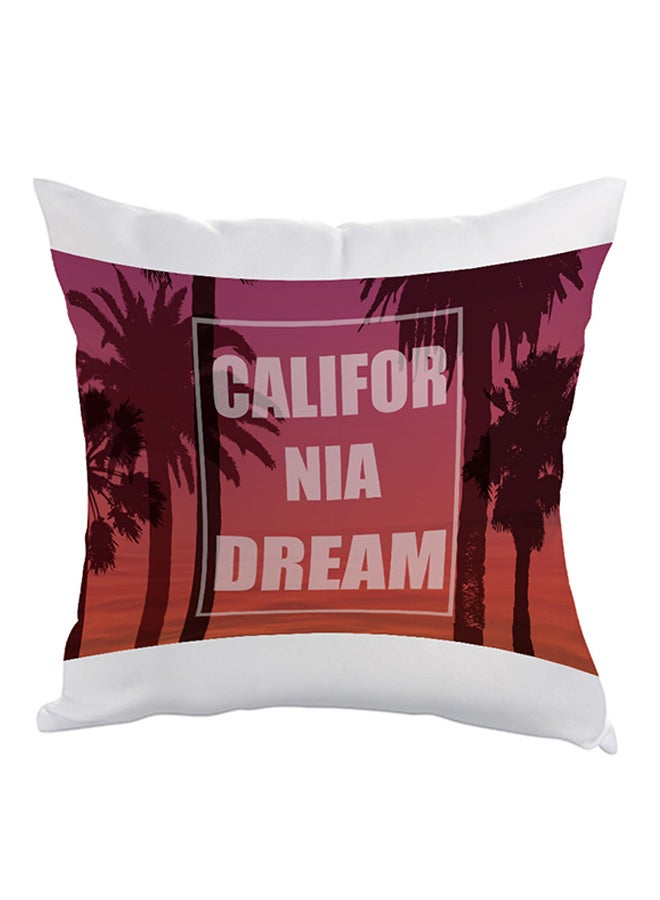 ديكالاك وسادة مطبوع عليها كاليفورنيا دريم متعدد الألوان 40 x 40سم