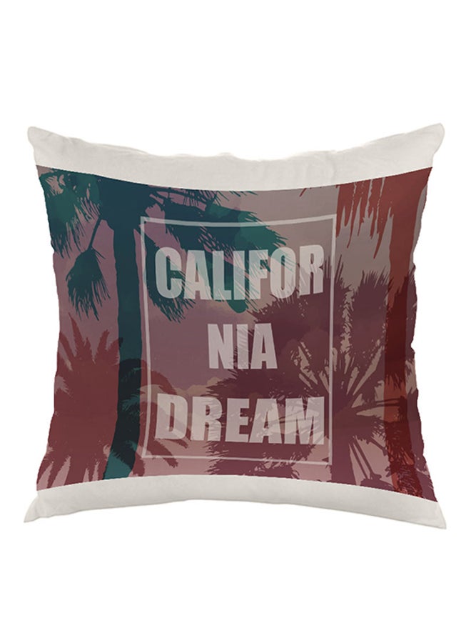 ديكالاك وسادة مطبوع عليها كاليفورنيا دريم أزرق/أبيض/بني 40x40سم