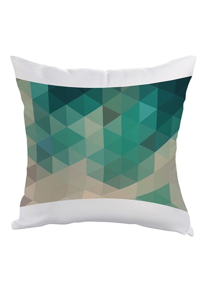 وسادة بطبعة مثلثات متعدد الألوان 40 x 40سم