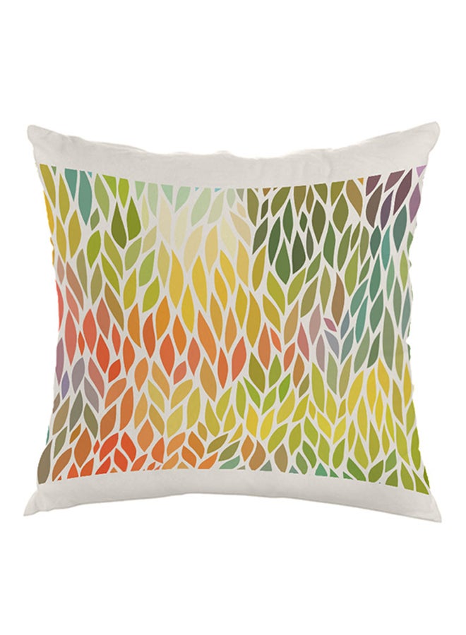 Decalac Leaves Printed Pillow Yellow/Green/Orange 40x40cm