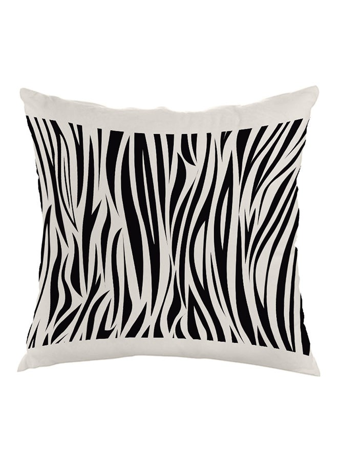 Creative Drawings Printed Pillow Black/White 40x40cm