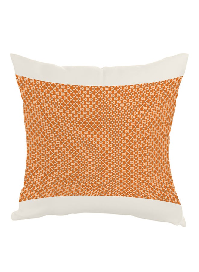 Decalac Printed Aerohaven Pillow Orange/White 40x40cm