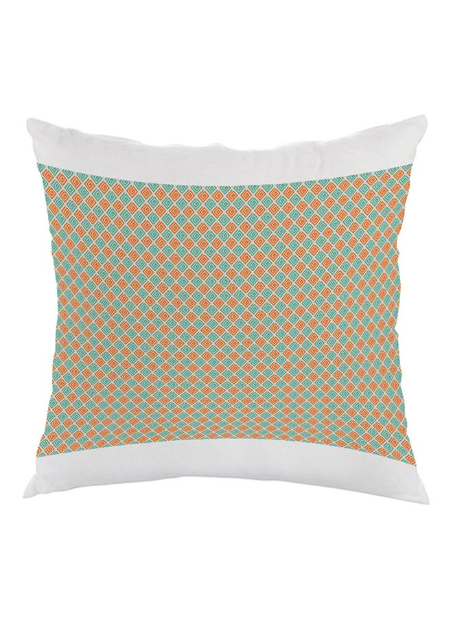 ديكالاك وسادة مطبوع عليها رسومات زخرفية أخضر / أحمر / أوف وايت 40x40سم