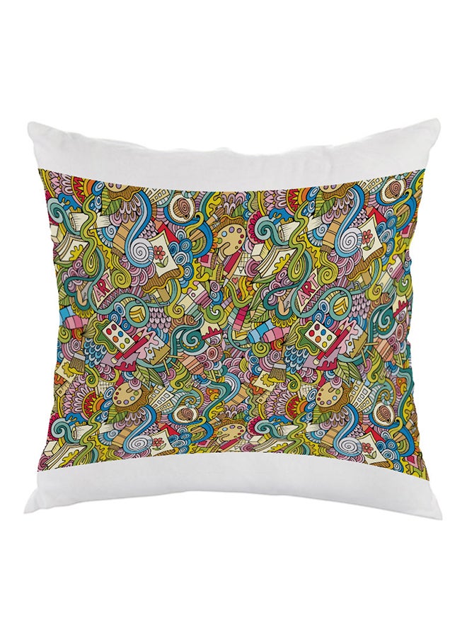 Decalac Drawing Tools Printed Pillow Multicolour 40 x 40cm