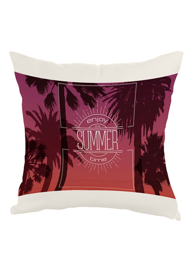 ديكالاك وسادة مطبوع عليها إنجوي ذا سمر تايم أرجواني/بني/أبيض 40 x 40سم