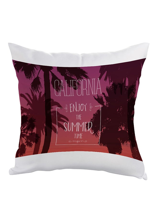 وسادة مطبوع عليها إنجوي ذا سمر تايم أرجواني/بني/أبيض 40 x 40سم