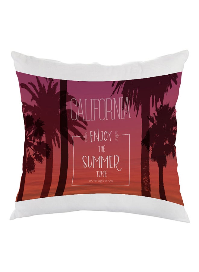 ديكالاك وسادة مطبوع عليها إنجوي ذا سمر تايم أرجواني/بني/أبيض 40 x 40سم