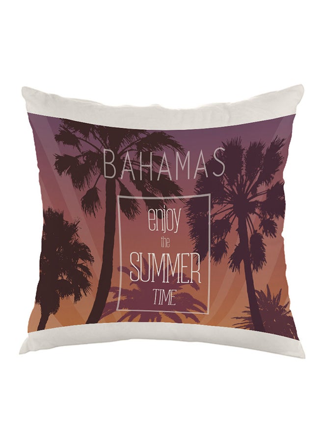 ديكالاك وسادة مطبوع عليها إنجوي ذا سمر تايم أبيض/بني/بنفسجي 40 x 40سم