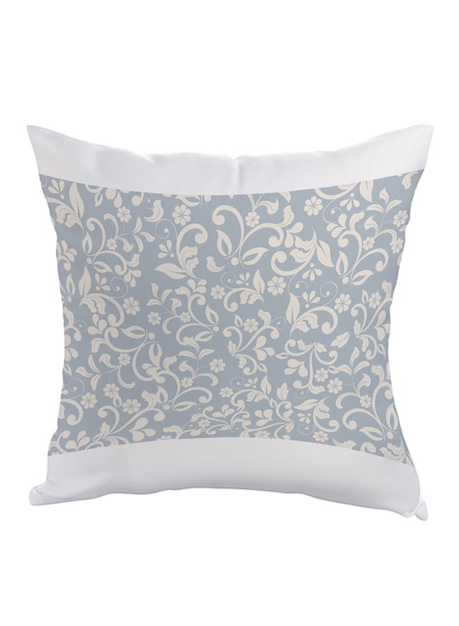 ديكالاك وسادة مطبوع عليها تصميمات من الورود رمادي / أبيض 40x40سم