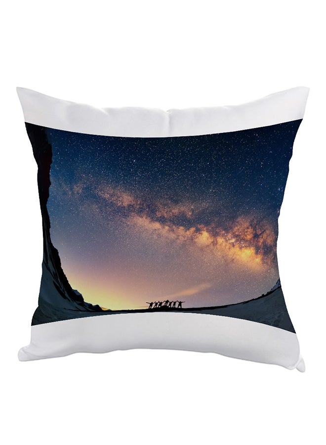 وسادة مطبوع عليها فريندز تريب أسود/ أبيض/ أصفر 40x40سم