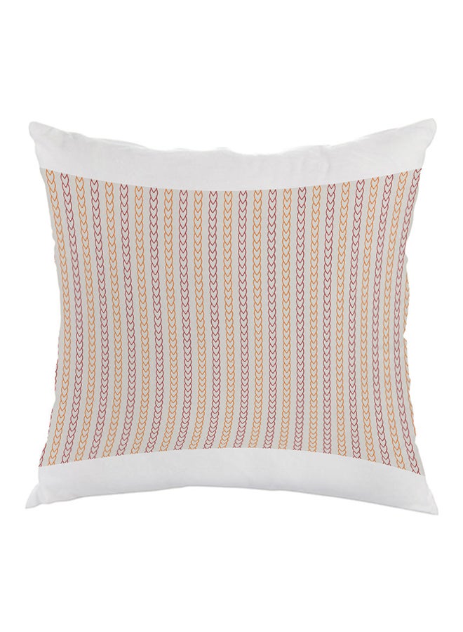 Decalac Hearts Printed Pillow Orange/Red/White 40x40cm