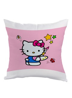 Decalac Hello Kitty Printed Pillow Pink/White/Yellow 40x40centimeter 