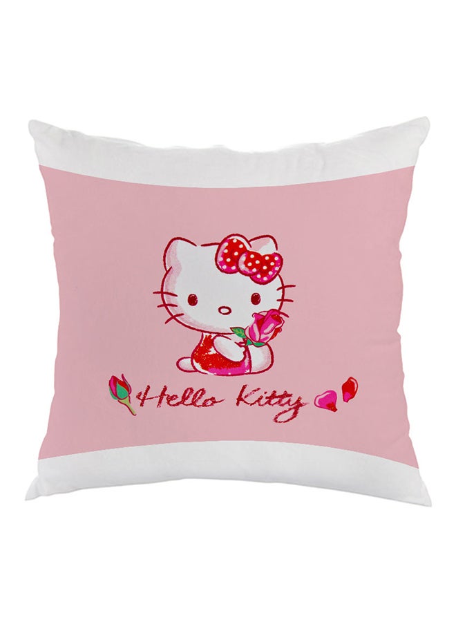 Decalac Hello Kitty Printed Pillow Pink/White/Red 40x40cm