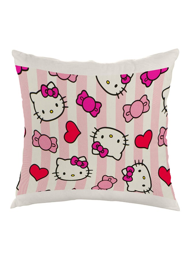 ديكالاك وسادة مطبوع عليها رسمة هالو كيتي متعدد الألوان 40 x 40سم