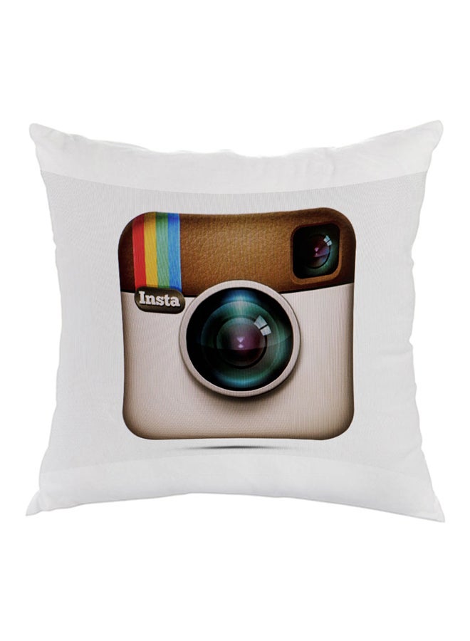 Instagram Printed Pillow Multicolour
