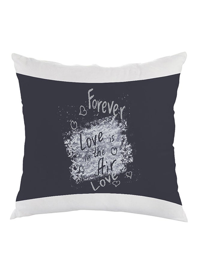 Decalac Love Is In The Air Printed Pillow Black/Grey/White 40 x 40cm