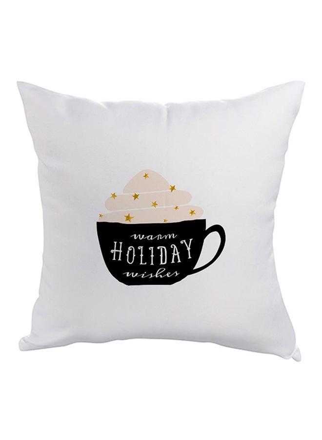 Decalac Moka Mug Printed Pillow White/Black/Pink 40 x 40cm