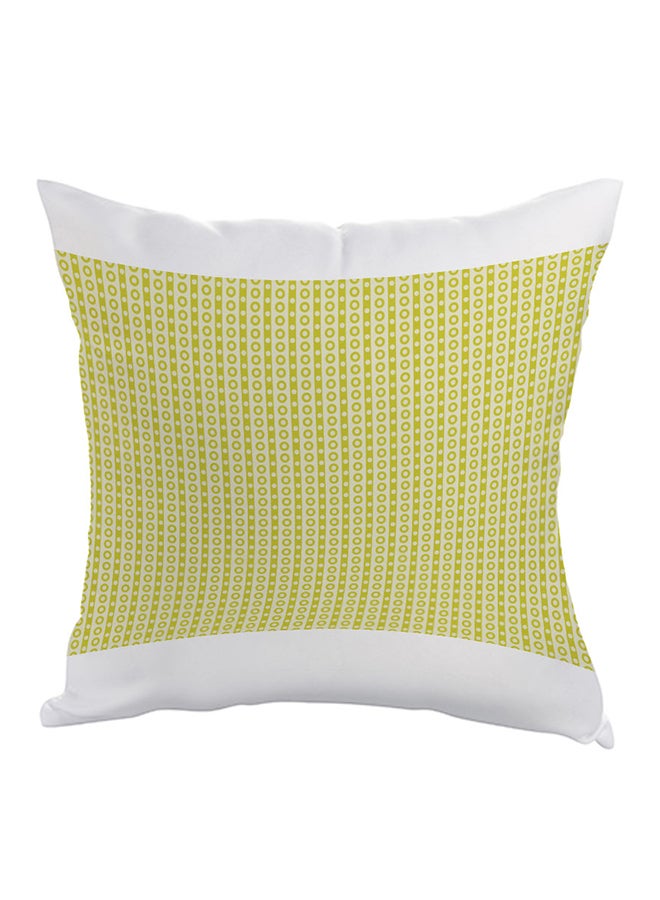 Decalac Motifs Printed Pillow Green/White 40x40cm