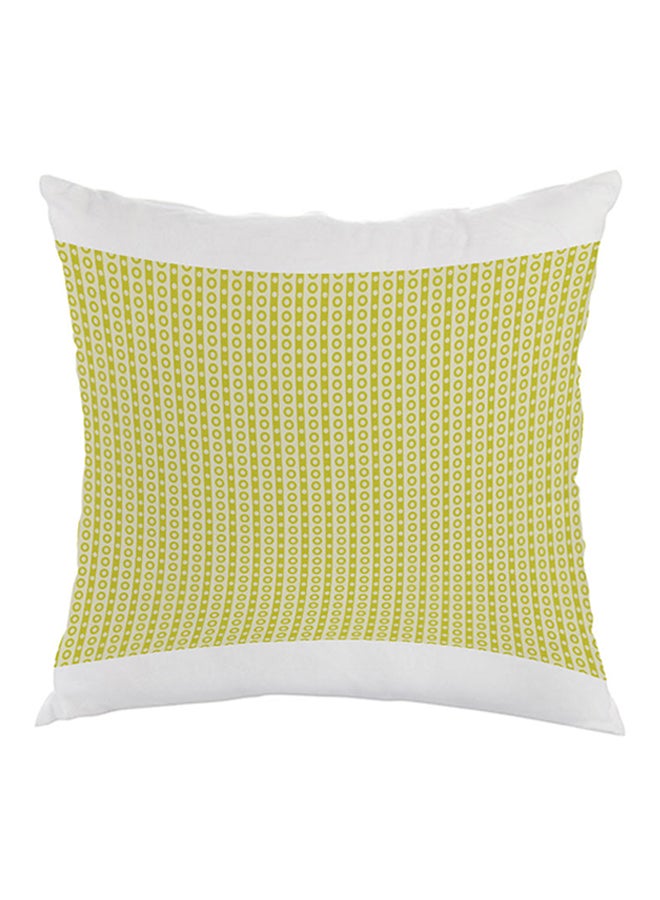 Decalac Motif Printed Pillow Green/White 40x40cm