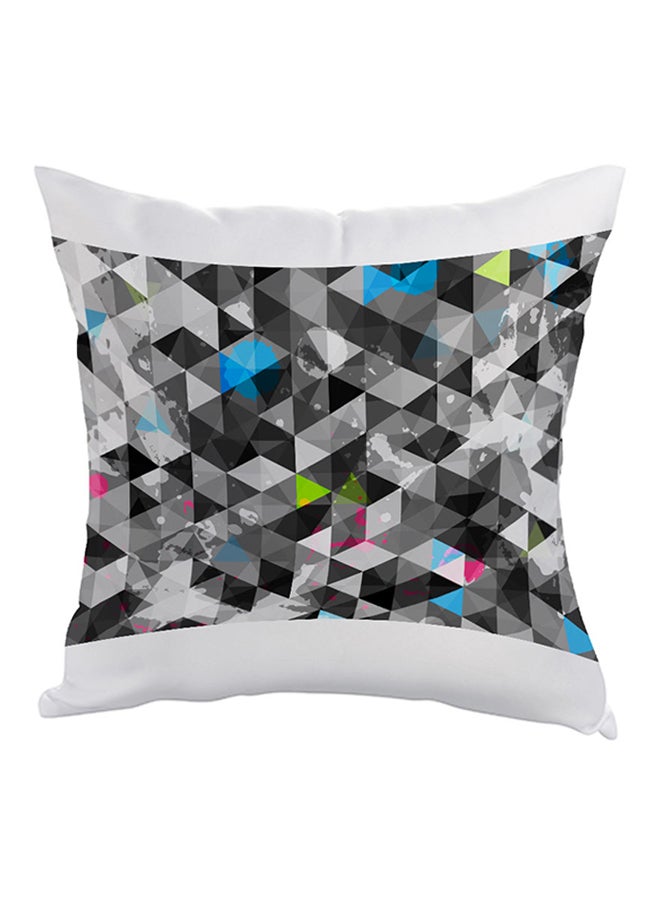 Painting Artistic Printed Throw Pillow Grey/Black/White 40 x 40cm