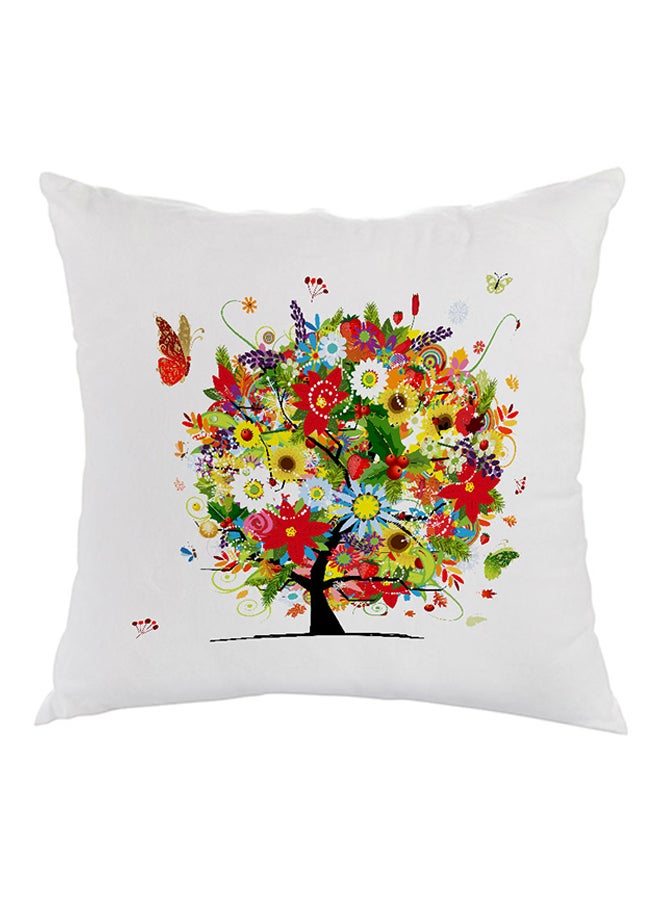 Romantic Printed Pillow Multicolour 40x40cm