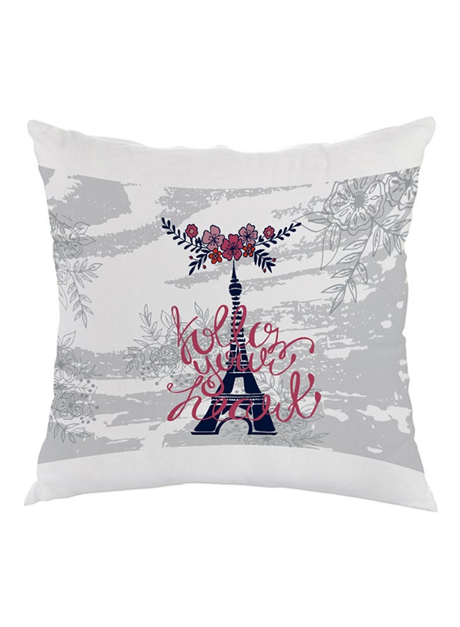 Decalac Printed Aerohaven Pillow Grey/White/Pink 40x40cm