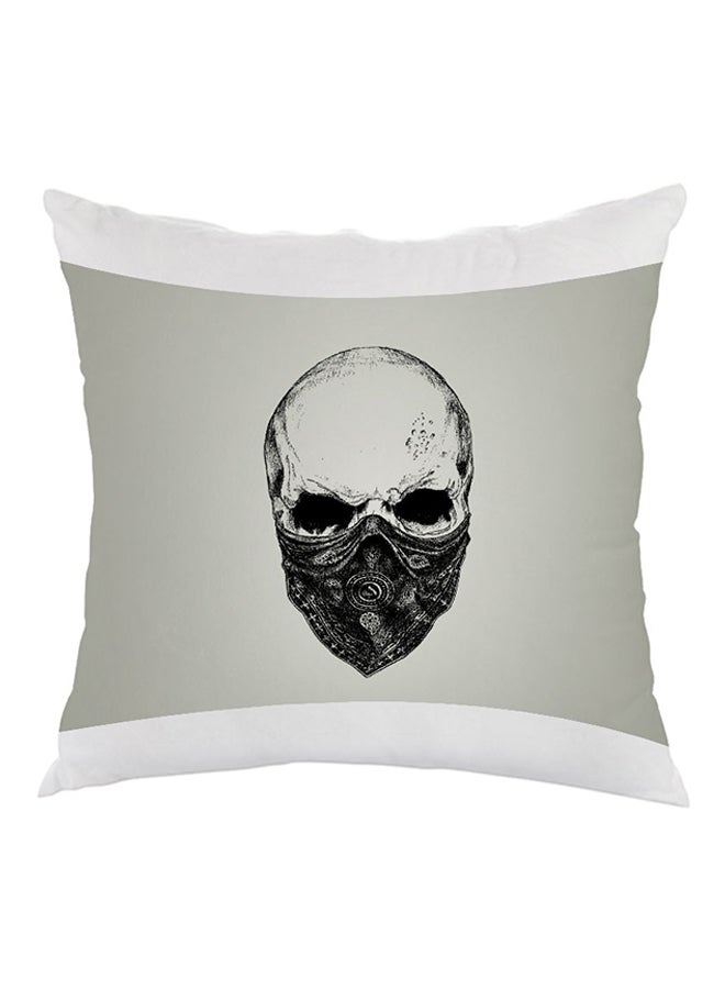Decalac Skull Printed Pillow Grey/White/Black 40x40cm