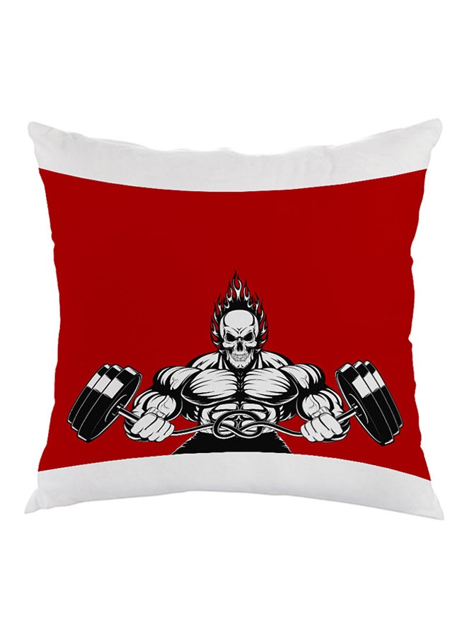 Decalac Sports Printed Pillow Red/White/Black 40 x 40cm