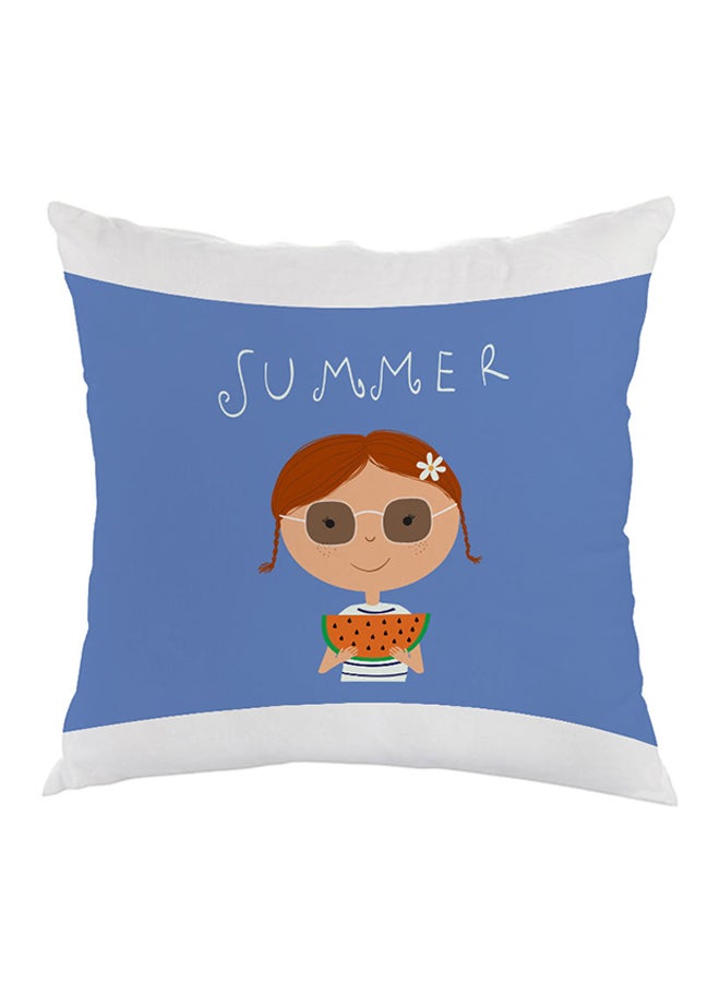 ديكالاك وسادة صيفية مطبوعة بنقشات صيفية متعدد الألوان 40 x 40سم