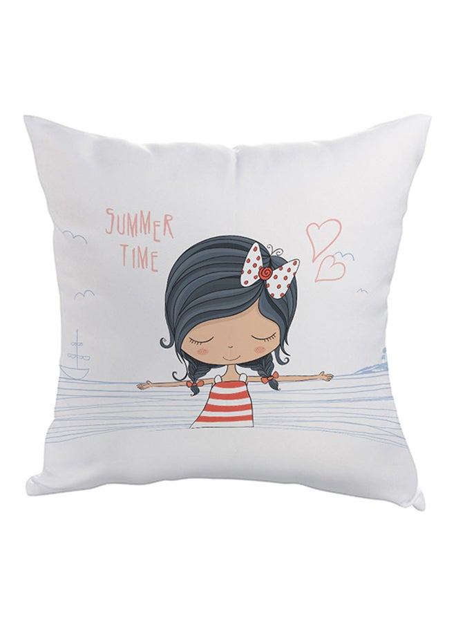 ديكالاك وسادة صيفية مطبوعة بنقشات صيفية متعدد الألوان 40 x 40سم