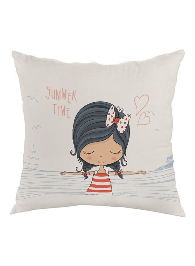 ديكالاك وسادة صيفية مطبوعة بنقشات صيفية متعدد الألوان 40 x 40سم