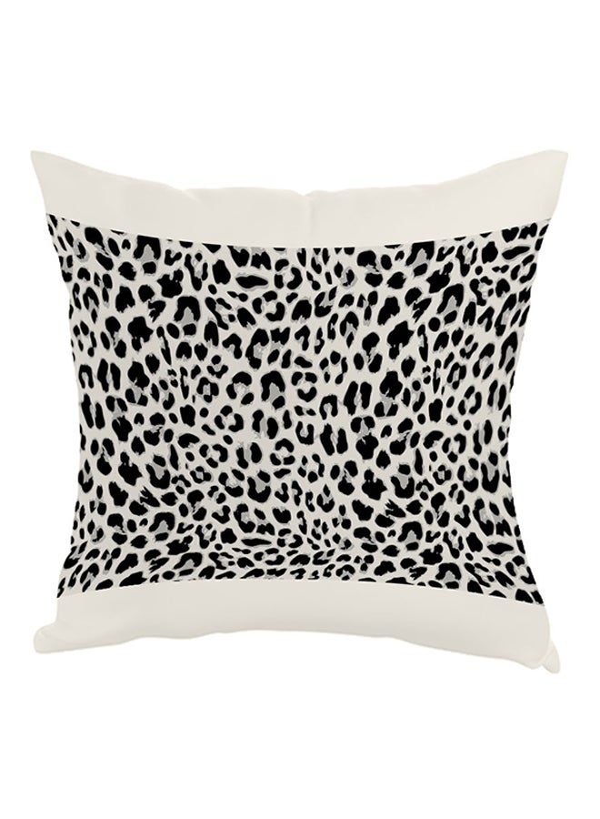 Tiger Skin Printed Pillow Black/White 40 x 40cm