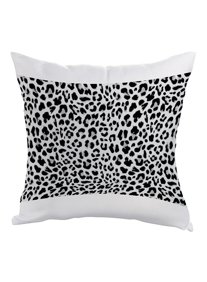 ديكالاك وسادة بطبعة جلد النمر أسود/ أبيض 40 x 40سم