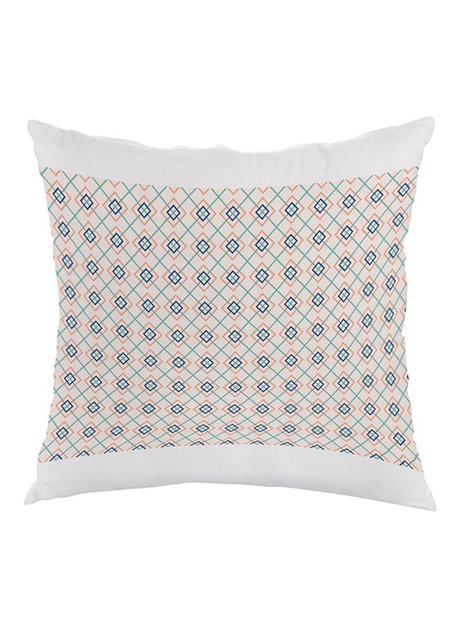 Traditional Ramadan Decoration Printed Pillow Beige/Orange/Green 40x40cm