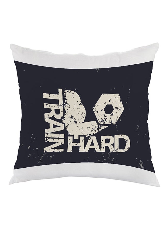 وسادة بطبعة "ترين هارد" أسود/ بيج/ أبيض 40 x 40سم