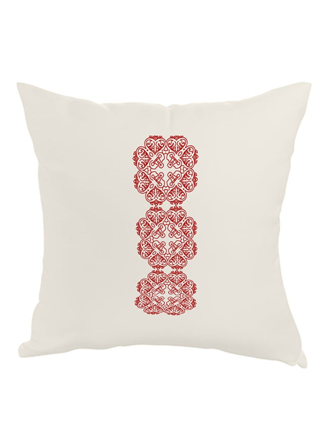 Decalac Printed Aerohaven Pillow White/Red 40x40cm